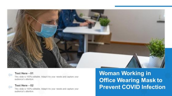 Woman Working In Office Wearing Mask To Prevent COVID Infection Ppt Outline Objects PDF Woman Working In Office Wearing Mask To Prevent COVID Infection Ppt Outline Objects PDF