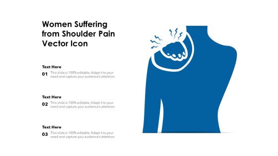 Women Suffering From Shoulder Pain Vector Icon Ppt PowerPoint Presentation Gallery Microsoft PDF Women Suffering From Shoulder Pain Vector Icon Ppt PowerPoint Presentation Gallery Microsoft PDF