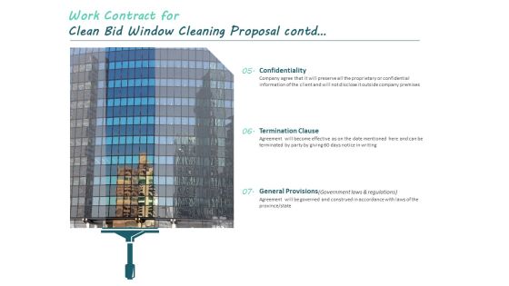 Work Contract For Clean Bid Window Cleaning Proposal Contd Ppt Infographics Vector PDF Work Contract For Clean Bid Window Cleaning Proposal Contd Ppt Infographics Vector PDF