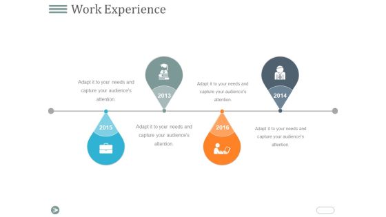 Work Experience Ppt PowerPoint Presentation Layouts Graphic Images