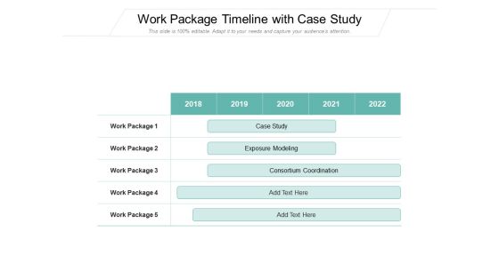 Work Package Timeline With Case Study Ppt PowerPoint Presentation Gallery Structure PDF