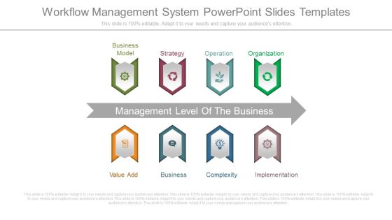 Workflow Management System Powerpoint Slides Templates