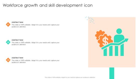 Workforce Growth And Skill Development Icon Mockup PDF