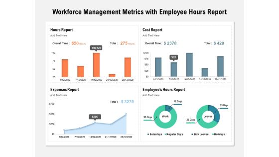 Workforce Management Metrics With Employee Hours Report Ppt PowerPoint Presentation Infographic Template Examples PDF Workforce Management Metrics With Employee Hours Report Ppt PowerPoint Presentation Infographic Template Examples PDF
