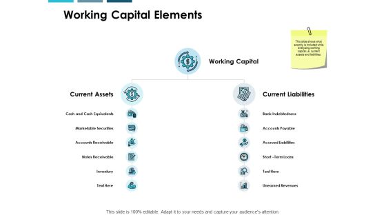 Working Capital Elements Ppt PowerPoint Presentation File Icons Working Capital Elements Ppt PowerPoint Presentation File Icons