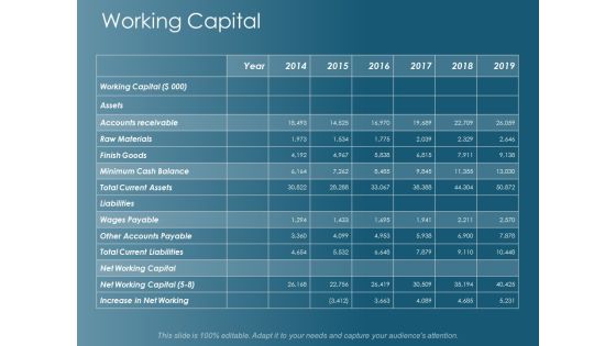 Working Capital Ppt Powerpoint Presentation Inspiration Example Topics Working Capital Ppt Powerpoint Presentation Inspiration Example Topics