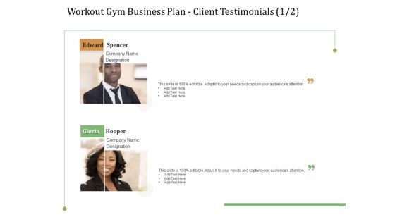 Workout Gym Business Plan Client Testimonials Communication Ppt Outline Master Slide PDF Workout Gym Business Plan Client Testimonials Communication Ppt Outline Master Slide PDF