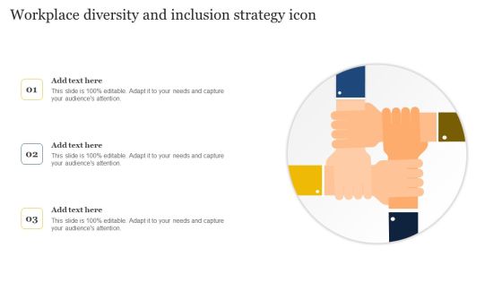 Workplace Diversity And Inclusion Strategy Icon Formats PDF Workplace Diversity And Inclusion Strategy Icon Formats PDF