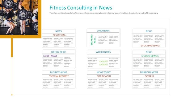 Workplace Wellness Fitness Consulting In News Infographics PDF Workplace Wellness Fitness Consulting In News Infographics PDF