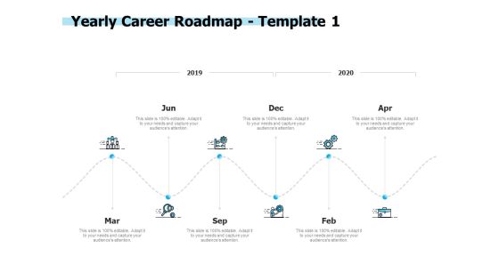 Yearly Career Roadmap 2019 To 2020 Ppt PowerPoint Presentation Styles Visual Aids Yearly Career Roadmap 2019 To 2020 Ppt PowerPoint Presentation Styles Visual Aids