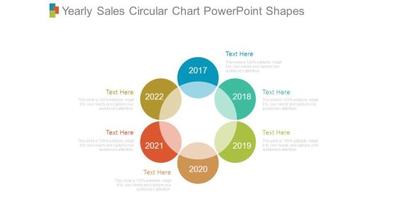 Yearly Sales Circular Chart Powerpoint Shapes Yearly Sales Circular Chart Powerpoint Shapes