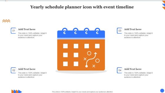 Yearly Schedule Planner Icon With Event Timeline Inspiration PDF Yearly Schedule Planner Icon With Event Timeline Inspiration PDF