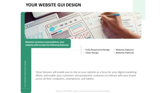 Your Website GUI Design Ppt PowerPoint Presentation Inspiration Background Images PDF Your Website GUI Design Ppt PowerPoint Presentation Inspiration Background Images PDF
