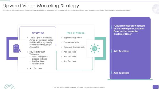 Youtube Advertising Strategy Playbook Upward Video Marketing Strategy Summary PDF Youtube Advertising Strategy Playbook Upward Video Marketing Strategy Summary PDF