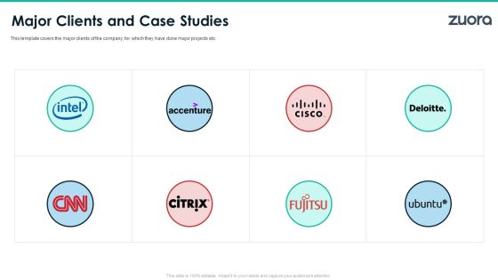 Zuora Capital Raising Elevator Major Clients And Case Studies Elements PDF Zuora Capital Raising Elevator Major Clients And Case Studies Elements PDF