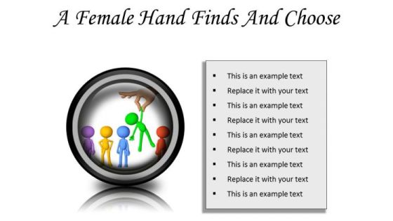 A Female Hand Finds And Choose Metaphor PowerPoint Presentation Slides Cc A Female Hand Finds And Choose Metaphor PowerPoint Presentation Slides Cc