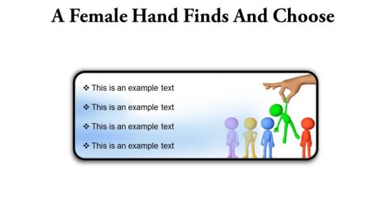 A Female Hand Finds And Choose Metaphor PowerPoint Presentation Slides R A Female Hand Finds And Choose Metaphor PowerPoint Presentation Slides R