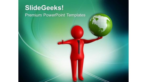 A Good Business Man Can Get Global Success PowerPoint Templates Ppt Backgrounds For Slides 0613 A Good Business Man Can Get Global Success PowerPoint Templates Ppt Backgrounds For Slides 0613