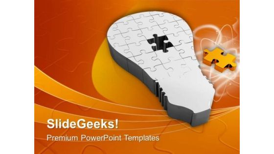 A Solution Can Complete With Right Part PowerPoint Templates Ppt Backgrounds For Slides 0613 A Solution Can Complete With Right Part PowerPoint Templates Ppt Backgrounds For Slides 0613