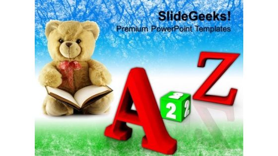 A To Z Education Children PowerPoint Templates And PowerPoint Themes 0812 A To Z Education Children PowerPoint Templates And PowerPoint Themes 0812
