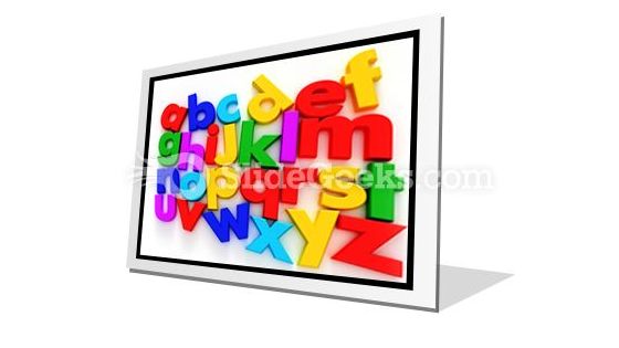 A To Z PowerPoint Icon F A To Z PowerPoint Icon F