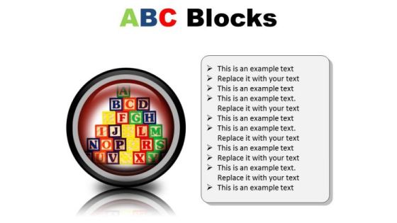 Abc Blocks Education PowerPoint Presentation Slides Cc Abc Blocks Education PowerPoint Presentation Slides Cc