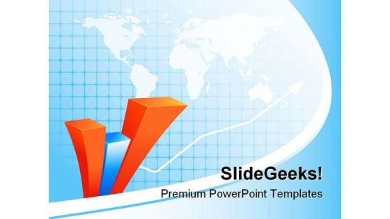 Abstract Bar Graph Business PowerPoint Themes And PowerPoint Slides 0811 Abstract Bar Graph Business PowerPoint Themes And PowerPoint Slides 0811