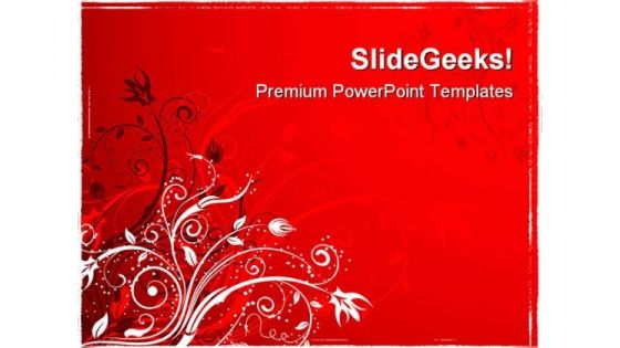 Abstract Floral Background PowerPoint Templates And PowerPoint Backgrounds 0411