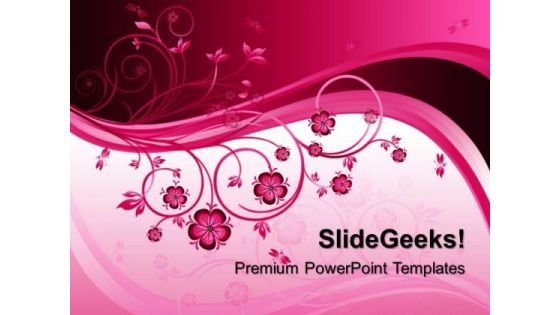 Abstract Floral Background PowerPoint Templates And PowerPoint Themes 0312