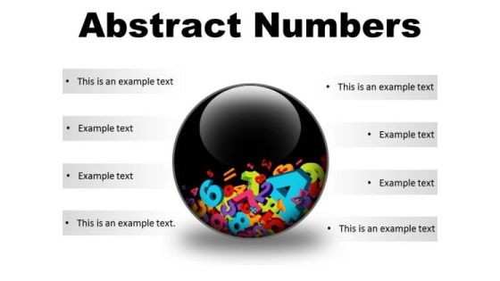 Abstract Numbers Education PowerPoint Presentation Slides C Abstract Numbers Education PowerPoint Presentation Slides C