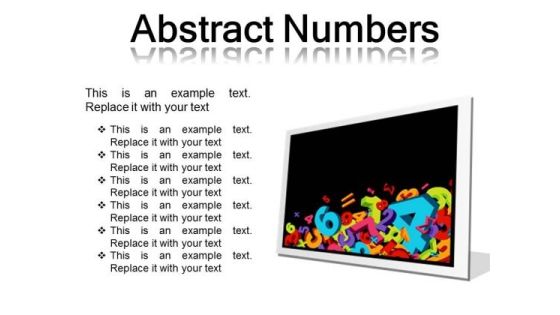 Abstract Numbers Education PowerPoint Presentation Slides F Abstract Numbers Education PowerPoint Presentation Slides F