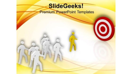 Achieve The Target Leadership Concept PowerPoint Templates Ppt Backgrounds For Slides 0713 Achieve The Target Leadership Concept PowerPoint Templates Ppt Backgrounds For Slides 0713