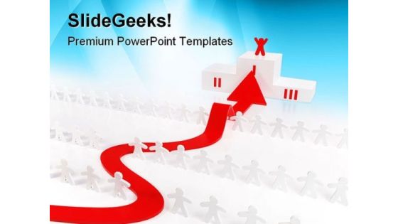 Achievement Leadership PowerPoint Templates And PowerPoint Backgrounds 0511