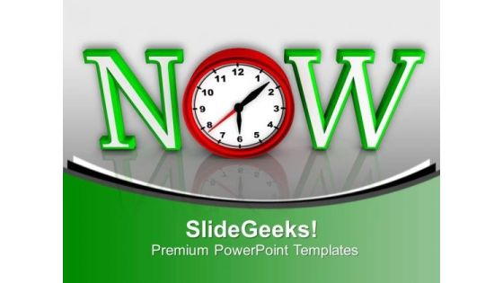 Act Now This Is The Right Time PowerPoint Templates Ppt Backgrounds For Slides 0613 Act Now This Is The Right Time PowerPoint Templates Ppt Backgrounds For Slides 0613