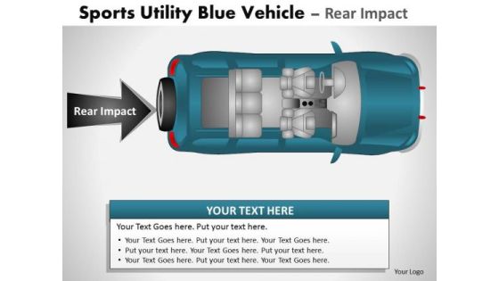 Active Sports Utility Blue Vehicle PowerPoint Slides And Ppt Diagram Templates