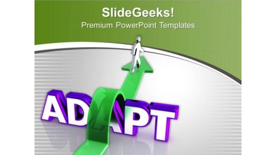 Adapt A New Path Of Success PowerPoint Templates Ppt Backgrounds For Slides 0613 Adapt A New Path Of Success PowerPoint Templates Ppt Backgrounds For Slides 0613