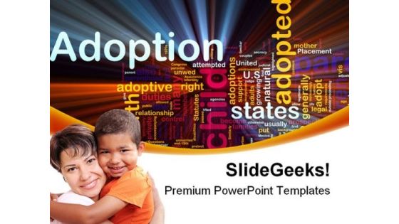 Adoption Family PowerPoint Templates And PowerPoint Backgrounds 0511 Adoption Family PowerPoint Templates And PowerPoint Backgrounds 0511