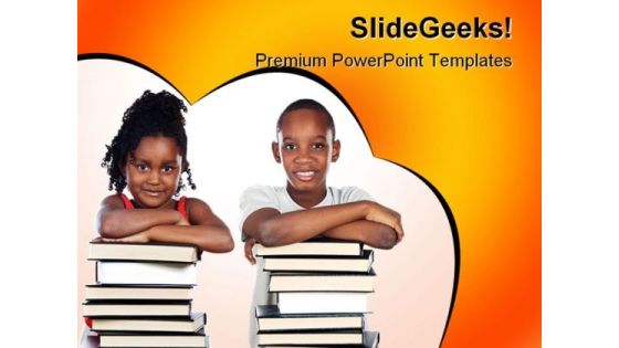African Children Education PowerPoint Template 1010 African Children Education PowerPoint Template 1010