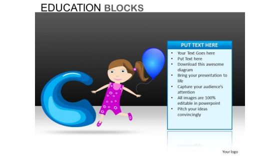 Alphabet C PowerPoint Templates