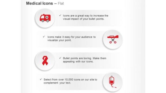 Ambulance Stretcher Aids Ribbon Blood Bank Ppt Slides Graphics Ambulance Stretcher Aids Ribbon Blood Bank Ppt Slides Graphics