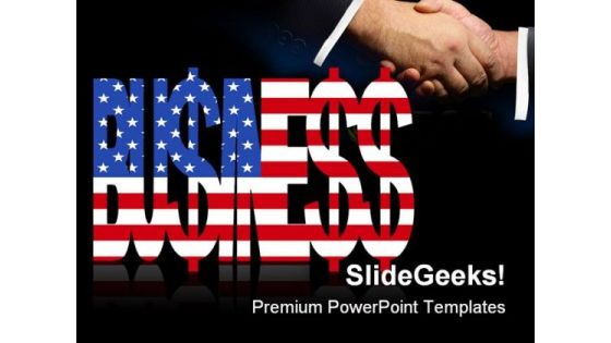 American Business Handshake PowerPoint Themes And PowerPoint Slides 0411 American Business Handshake PowerPoint Themes And PowerPoint Slides 0411