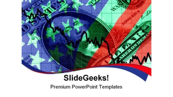 American Financial Background PowerPoint Templates And PowerPoint Backgrounds 0711