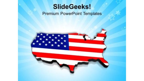 American Flag Concept Of Patriotism PowerPoint Templates Ppt Backgrounds For Slides 0913 American Flag Concept Of Patriotism PowerPoint Templates Ppt Backgrounds For Slides 0913