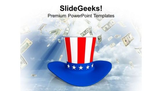 American Hat Pride Of Nation PowerPoint Templates Ppt Backgrounds For Slides 0813 American Hat Pride Of Nation PowerPoint Templates Ppt Backgrounds For Slides 0813