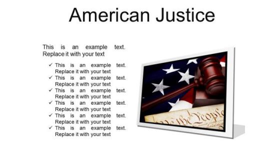 American Justice Law PowerPoint Presentation Slides F American Justice Law PowerPoint Presentation Slides F