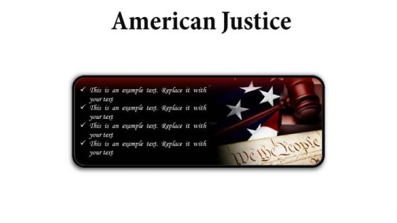 American Justice Law PowerPoint Presentation Slides R American Justice Law PowerPoint Presentation Slides R