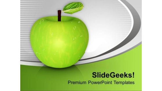 Apple Isolated Health PowerPoint Templates Ppt Backgrounds For Slides 0413 Apple Isolated Health PowerPoint Templates Ppt Backgrounds For Slides 0413