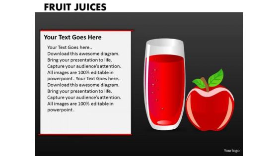 Apple Juice PowerPoint Templates And Apples Ppt Slides