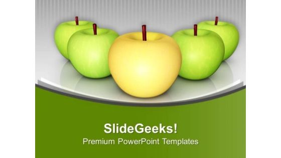 Apples Are Good Source Of Vitamins PowerPoint Templates Ppt Backgrounds For Slides 0513