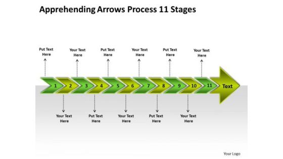 Apprehending Arrows Process 11 Stages Tech Support Business PowerPoint Slides Apprehending Arrows Process 11 Stages Tech Support Business PowerPoint Slides